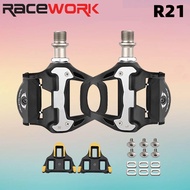 Racework pedals bicycle pedals road bike pedals cleats pedals set road bike SPD-SL Lock pedal clits pedal clipless pedals for SHIMANO