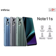 โทรศัพท์มือถือ Infinix Note11S (8128GB) จอใหญ่ 6.95 Full HD 120Hz แบตฯอึด 5000 mAh รับประกันศูนย์ 1 ปี ผ่อน 0 นานสูงสุด 10 เดือน