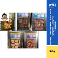 [ TIN ] Hup Seng Cream Crackers | Biskut Marie | Flying Fish | Lucky Pop