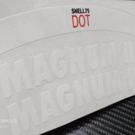 Stiker Helmet Bell Mag Ltd Dot Magnum 3 Snell 75