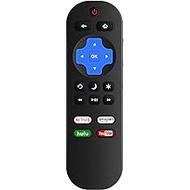 Replacement Remote for JVC Roku TV (All Models) LT-49MAW598, LT-50MAW595, Remote Control Replacement for JVC TV 32 43 50 55 58 65 70 Inch Class 4K UHD FHD HDR LED Roku Smart TV, No Setup Required