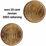 koin euro 20 cent - jerman