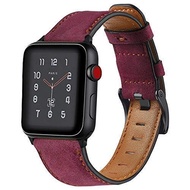 CRESTED หนังวัวเรโทรสำหรับสายคาด Apple Watch 44 มม.40 สายนาฬิกาเอ็มเอ็ม 42 มม.38 มม.สายนาฬิกาสำหรับ I 5 4 3 21 38/42 44mm