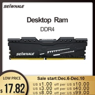 SEIWHALE Memoria RAM DDR4 8 gb 16gb 4gb 2400MHz 2666MHz 3000MHz 3200MHz Desktop Memory UDIMM Compatible with AMD Ryzen Intel