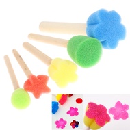 quanchufjia Kids Toddler Sponge Stamp Brush Kits Flower Drawing Toys for Children Paint Art