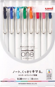 36.三菱uni uni-ball one 鋼珠筆 0.38(8色)