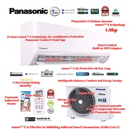 Panasonic 1.0hp X-Deluxe Inverter Aircond CS-XPU10XKH &amp; CU-XPU10XKH R32 Inverter Aircond Nanoe Technology (nanoe-X &amp; nanoe-G)