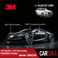 [3M MPV Gold Package] 3M Autofilm Tint and 3M Silica Glass Coating for Audi Q7 (4M), year 2015 - Present (Deposit Only)