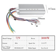 5000w Brushless Controller 48V-72V 3000W 50A 24Mosfet 2000w Phase Electric Bike Motor Speed Controller E Bike Scooter Controller