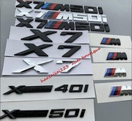 原廠BMW寶馬X7字標改裝X7M50i後尾標車標xdrive40i排量標M側標