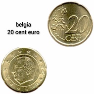 koin 20 cent euro - belgia