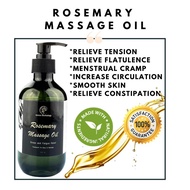 Rosemary Massage Oil (Relieves Tension &amp; Fatigue, Improves Blood Circulation) - 1 LITER