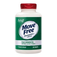 Schiff Move Free 益節葡萄糖胺 + 軟骨素 + MSM + 維生素D + 鈣錠 240錠