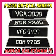 [2021 NEW YEAR PROMOTION] Nombor Plate Crystal Kereta