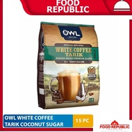 Owl White Coffee Pull 3 In 1 15 Pc Coconut Sugar Halal Flavor