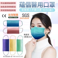 蘊倡/活力安/沐槺 醫療口罩 漸層口罩 台灣製 50入/一盒