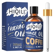 Coffee Fragrance Oils, HIQILI 100ML 100 Pure Perfume Oil For Aromatpy,Car Diffuser,Humidifier,Room Spray,Candle Making,DIY