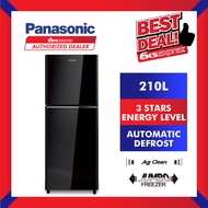Panasonic Fridge NR-BB211PKMY 210L 2-Door Top Freezer Fridge / Refrigerator / Peti Sejuk 2 Pintu (Installation / Unboxing available within JB / Skudai / Pasir Gudang / Pulai / Kulai / Ulu Tiram Area Only)