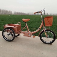 Dual-Purpose Bicycle Leisure Bicycle for the Elderly Shopping Cart/Elderly Tricycle Rickshaw