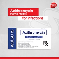 WATSONS Azithromycin 500mg 1 Tablet [PRESCRIPTION REQUIRED]