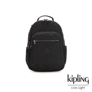 Kipling 極致低調黑機能手提後背包-SEOUL