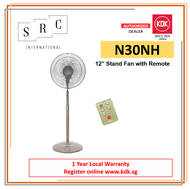 KDK N30NH Living Fan 12" with Remote