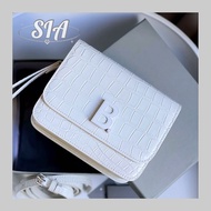 SIA brand new  BALENCIAGA  WOMEN'S B. SMALL BAG IN WHITE  6181561U6FK9016