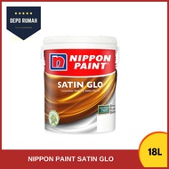 18L Nippon Paint Satin Glo ( Interior Wall Paint) 18L Cat Nippon Paint Satin Glo ( Cat Kilat Dinding Dalam Putih&amp; Warna)