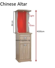 1.5ft.x H191cm Chinese Altar Cabinet / Wooden Altar table/ Chinese Altar / Altar / Altar Table