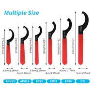 6pcs/set Tools Professional Adjustable Coilover Spanner Wrench