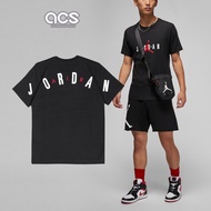 Nike 短袖 Jordan 男款 黑 短Ｔ純棉 喬丹 字母logo 經典 飛人【ACS】 DM1463-010