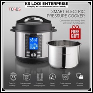 Pressure cooker BUFFALO 牛头牌 TOROS Electrical Multi-functional Pressure Cooker (6L)   Crisp Lid - 1 Year Buffalo Warranty