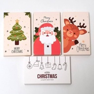 30 Pcs Christmas Thank You Card Happy New Year Greeting Card Coated Paper Card Gift Gift Card Decoration Wrapping Merry Christmas Card