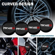 Car Wheel Center Hub Caps Sticker Wheel Rim Dust-proof Sticker for Nissans Nismo Tiida Teana Skyline X-Trail Qashqai Accessories