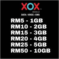 XOX MOBILE 🌟DATA🌟VOICE🌟SMS🌟 PREPAID TOPUP RELOAD.( DIRECT TOPUP)
