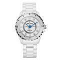 Royal Crown - 39mm J12款式 全白陶瓷腕錶 RC手錶 女錶對錶 氣質名媛女錶