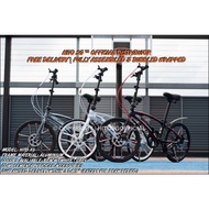 🔥Official SG HITO DISTRIBUTOR🔥 ⭐Local Stocks⭐ Upgraded Hito X6/GT Series Shimano :Aluminum Foldable Bicycle