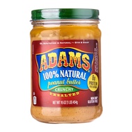Adams 100% Natural Unsalted Crunchy Peanut Butter