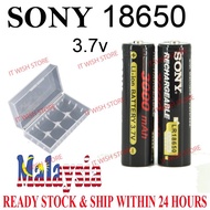 Sony 18650 Li-ion Battery Rechargeable Button Top / Flat Top 3000mAh Battery Rechargeable
