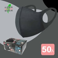 《真心良品xUdlife》吸護醫 用拋棄式成人立體口罩-50片