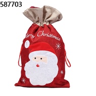 Christmas box Gift box Large Christmas gift bag Christmas Eve fruit packing box apple bag Santa Claus large backpack gif