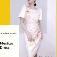 modern filipiniana dress MESTIZA HANDPAINTED DRESS MODERN FILIPINIANA