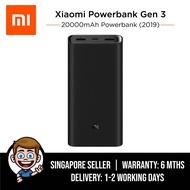 Mi 20000mAh Gen 3 Powerbank (2019) Support USB-C Two-way 45W Power Delivery (PD) and Qualcomm QC3.0 Fast Charge