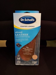 《包順豐站自取》DR SCHOLL’S Ultrasoft leather insoles 爽健男裝超柔軟真皮鞋墊 size M