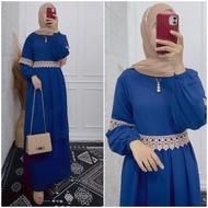 GAMIS WANITA TERKINI MODEL KIMIKO SET / DRESS MOTIF POLKA APLIKASI INNER DI PISAH /BAJU GAMIS WANITA TERBARU / SYIFA CLOTHING DRESS WANITA TERBARU / GAMIS WANITA EDISI LEBARAN 2022 / KIMIKO DRESS SET OUTER / DRESS WANITA TERLARIS MODEL TERBARU GAMIS ROMPI