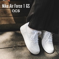 Nike 休閒鞋 Air Force 1 GS 大童 AF1 珍珠白 女鞋 小白鞋 白 灰 CT3839106