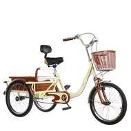 Ji Sanjian Elderly Pedal Adult Power Tricycle Bicycle Leisure Travel Vehicle Shopping Old Age Step Tricycle