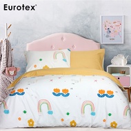Eurotex Junior, 900 Thread Count 100% Cotton, Kids /Children / Boys / Girls Bedsheet, Fitted Sheet Set / Bedset-Sunshine