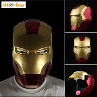 Allovingหมวกไอรอนแมนเตารีดอิเล็กทรอนิกส์Manหมวกกันน็อกเต็มรูปแบบLED Iron Manผ้าคลุมหน้าฮาโลวีนคอสเพลย์สำหรับเด็ก