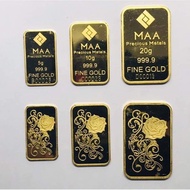 murah murah gold bar 999.9 1 gram 5 gram 10 gram 1 dinar 2 dinar 50 gram gold amethyst fine gold ready stock 24k